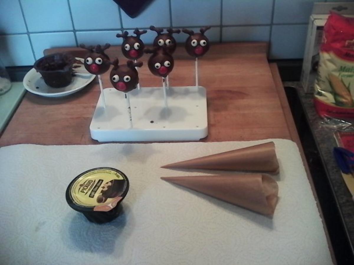 Weihnachliche Cake Pops (gebacken) - Rezept - Bild Nr. 11
