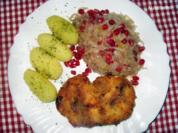 Sauerkraut mit Granatapfel - Rezept