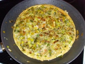Rezept: Lauch-Zucchini-Frittata Lauch-Zucchini-Frittata - Rezept
