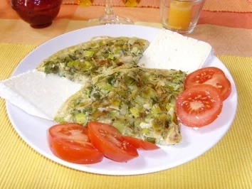 Rezept: Lauch-Zucchini-Frittata Lauch-Zucchini-Frittata - Rezept