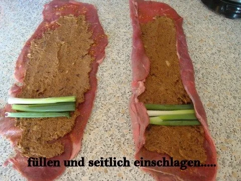 Rinderrouladen mit Walnuss-Tomatenfüllung - Rezept - Bild Nr. 7