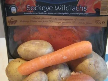 Räucherlachs auf Röstitaler (in zwei Varianten) - Rezept - Bild Nr. 3