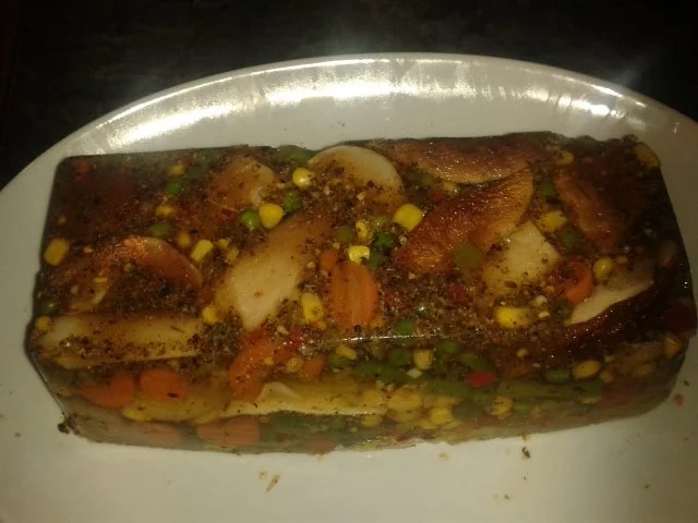 Fischsulz mit Gemüse und Pilzen - Rezept - Bild Nr. 4