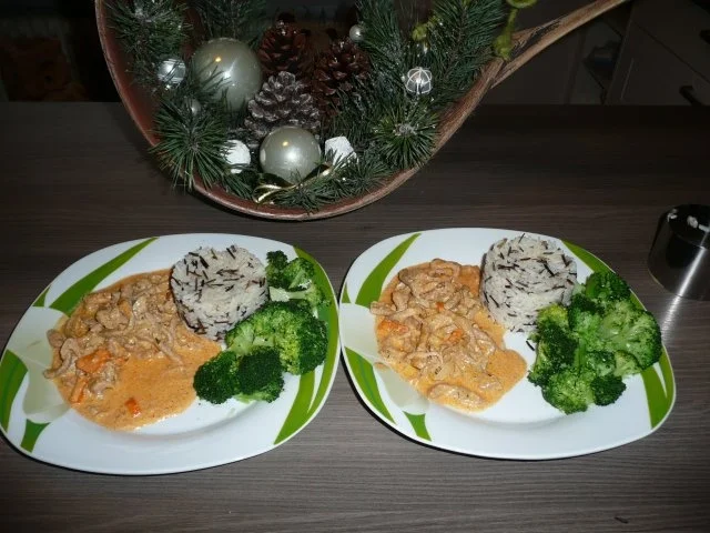 Rezept: Delfter Pfanne, Broccoli und Wildreis ! Delfter Pfanne, Broccoli und Wildreis ! - Rezept