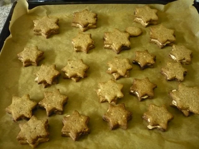 gefüllte Haselnusssterne mit Zimt - Rezept - Bild Nr. 5