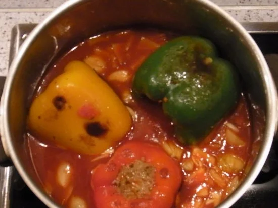 Rezept: Gefüllte Paprikaschoten mit Hack Bild Nr. 7 Gefüllte Paprikaschoten mit Hack - Rezept - Bild Nr. 7