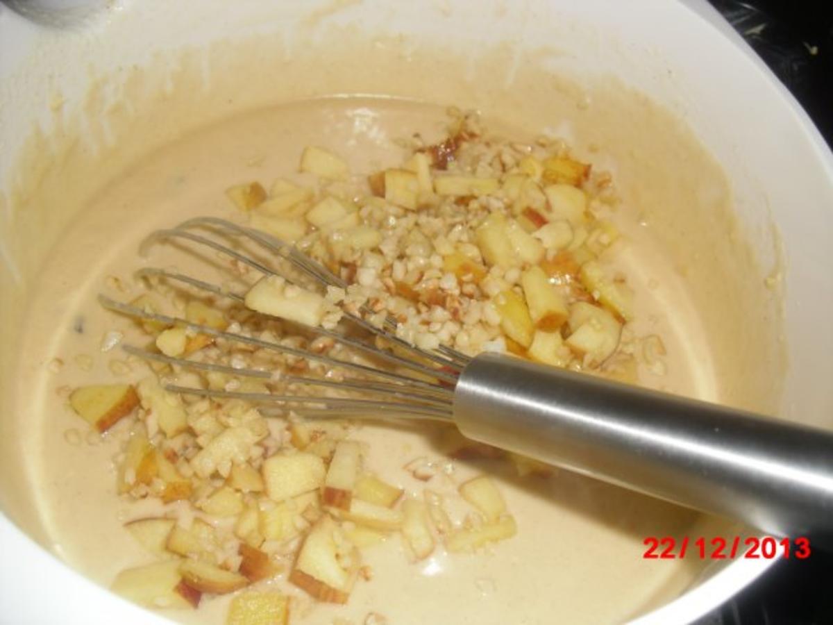 winterliche Muffin mit Bratapfelstücken - Rezept - Bild Nr. 8