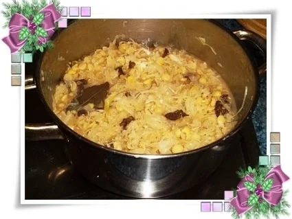 Rezept: ☆…alle Jahre wieder…☆… Sauerkraut mit Steinpilzen und Erbsen - an Heiligabend Bild Nr. 14 ☆…alle Jahre wieder…☆… Sauerkraut mit Steinpilzen und Erbsen - an Heiligabend - Rezept - Bild Nr. 14