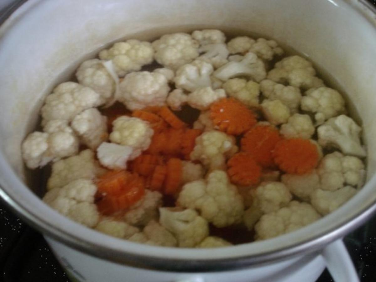 Hähnchennuggets mit Sellerie-Kartoffelstampf und Wok-Gemüse - Rezept - Bild Nr. 11