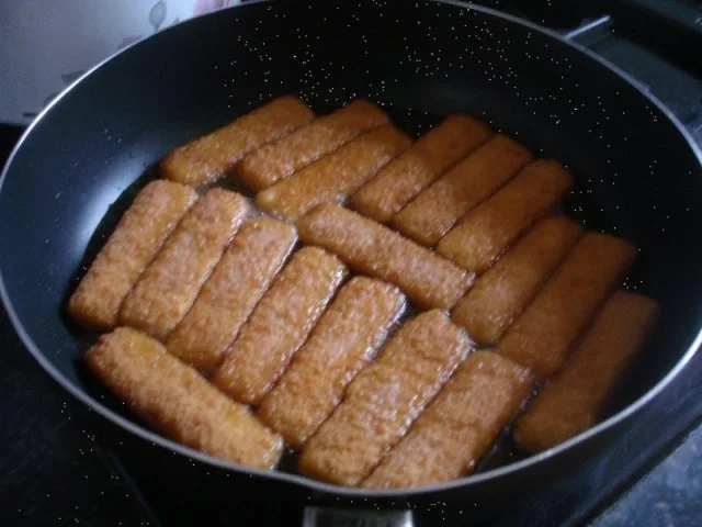 Fischstäbchen mit Sellerie-Kartoffelstampf und Buttermais - Rezept - Bild Nr. 5