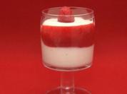 Bayerisch Creme mit Himbeercoulis - Rezept
