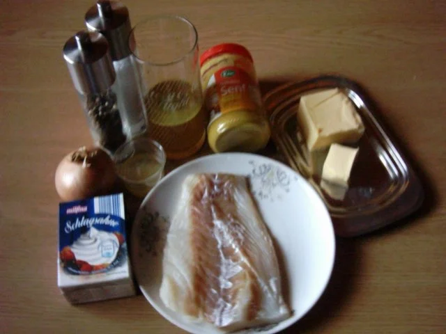 Kabeljau mit Sahne- / Senfsoße - Rezept - Bild Nr. 2