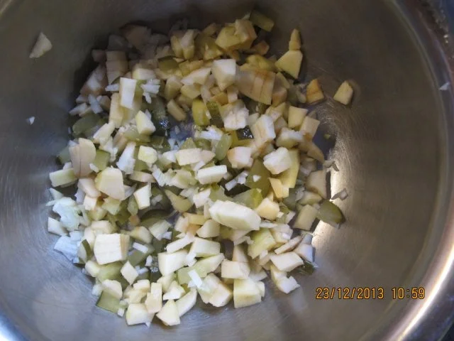 Rezept: Würziger Kartoffelsalat Bild Nr. 3 Würziger Kartoffelsalat - Rezept - Bild Nr. 3