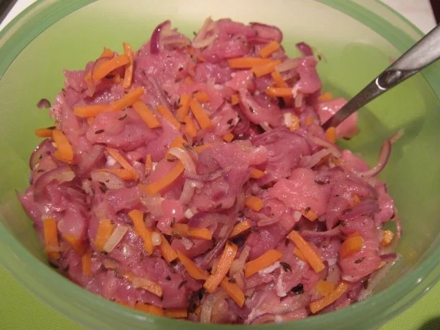 Zwiebelfleisch mit Kümmel und Emmentaler - Rezept - Bild Nr. 4