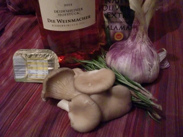Austernpilze mit Rosmarin - Rezept