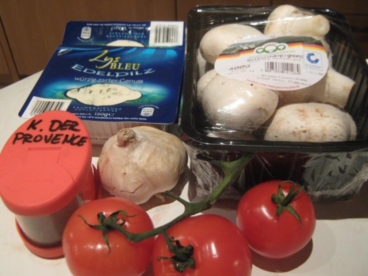 Tomatenpilze mit Gorgonzola - Rezept - Bild Nr. 2