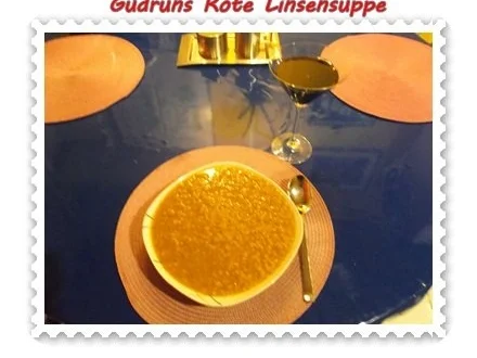 Suppe: Rote Linsensuppe - Rezept - Bild Nr. 7