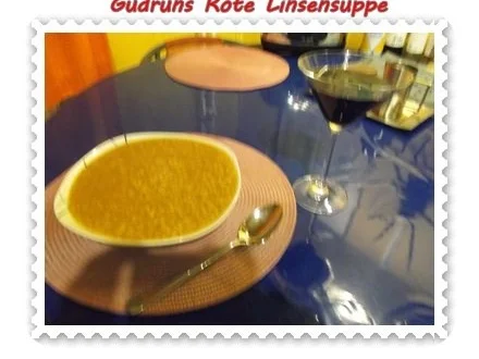Suppe: Rote Linsensuppe - Rezept - Bild Nr. 8