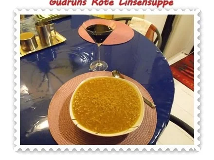 Suppe: Rote Linsensuppe - Rezept - Bild Nr. 9