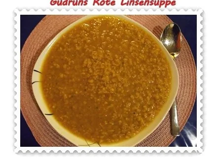 Suppe: Rote Linsensuppe - Rezept - Bild Nr. 10