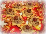 Weihnachtsplätzchen: Haselnuss-Makronen-Sterne - Rezept