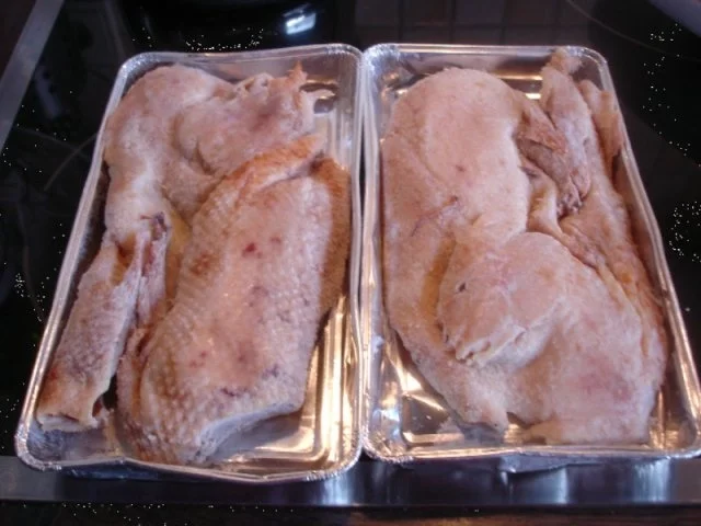 Knusper-Ente mit buntem Gemüse, Erdnusssauce und gelben Reis - Rezept - Bild Nr. 3