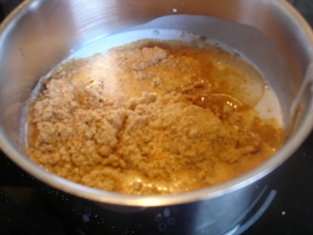 Knusper-Ente mit buntem Gemüse, Erdnusssauce und gelben Reis - Rezept - Bild Nr. 16