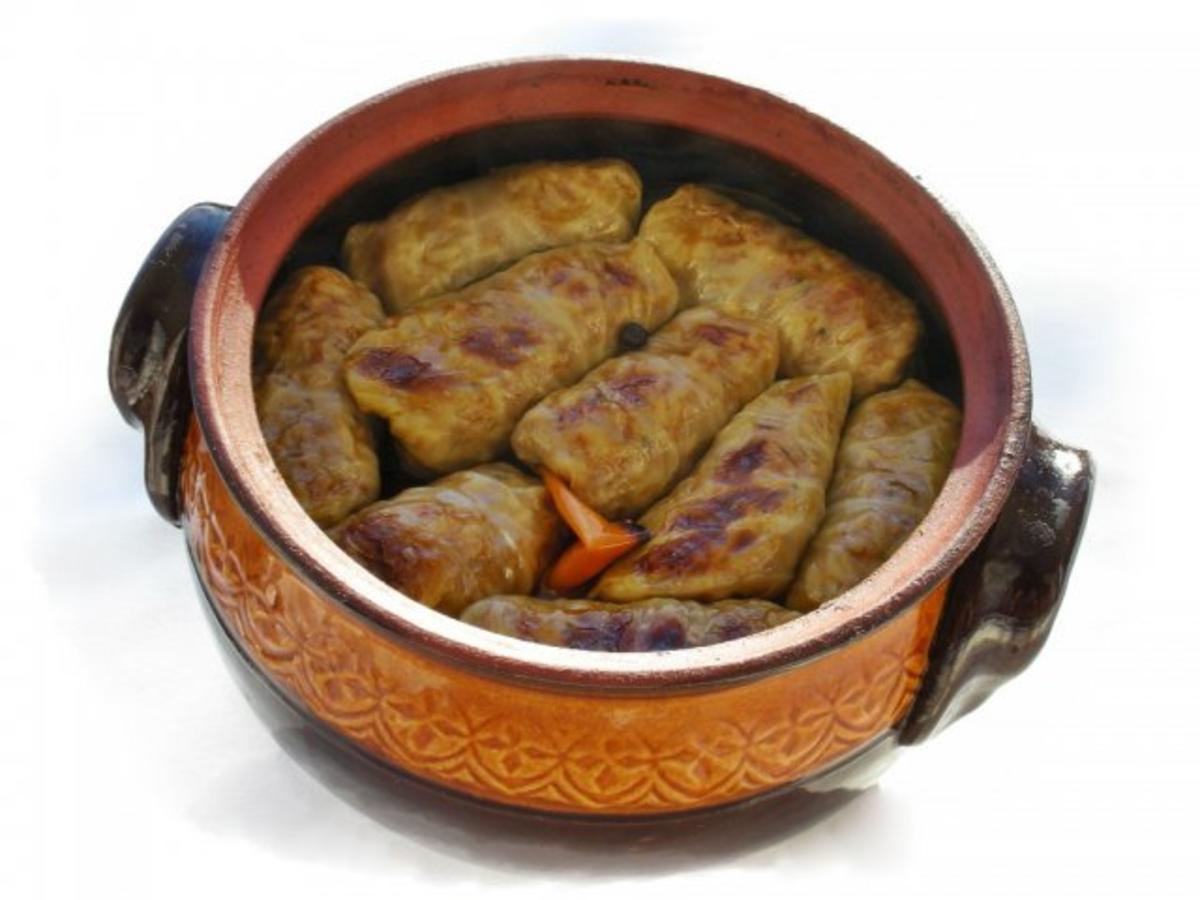 Selevi Sarmi- gefüllte Sauerkrautblätter mit Hackfleisch - Rezept