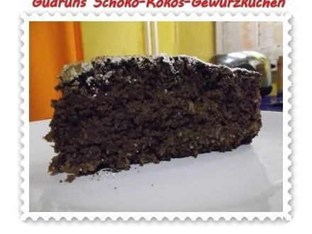 Kuchen: Schoko-Kokos-Gewürzkuchen - Rezept