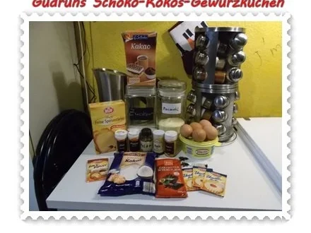 Kuchen: Schoko-Kokos-Gewürzkuchen - Rezept - Bild Nr. 2