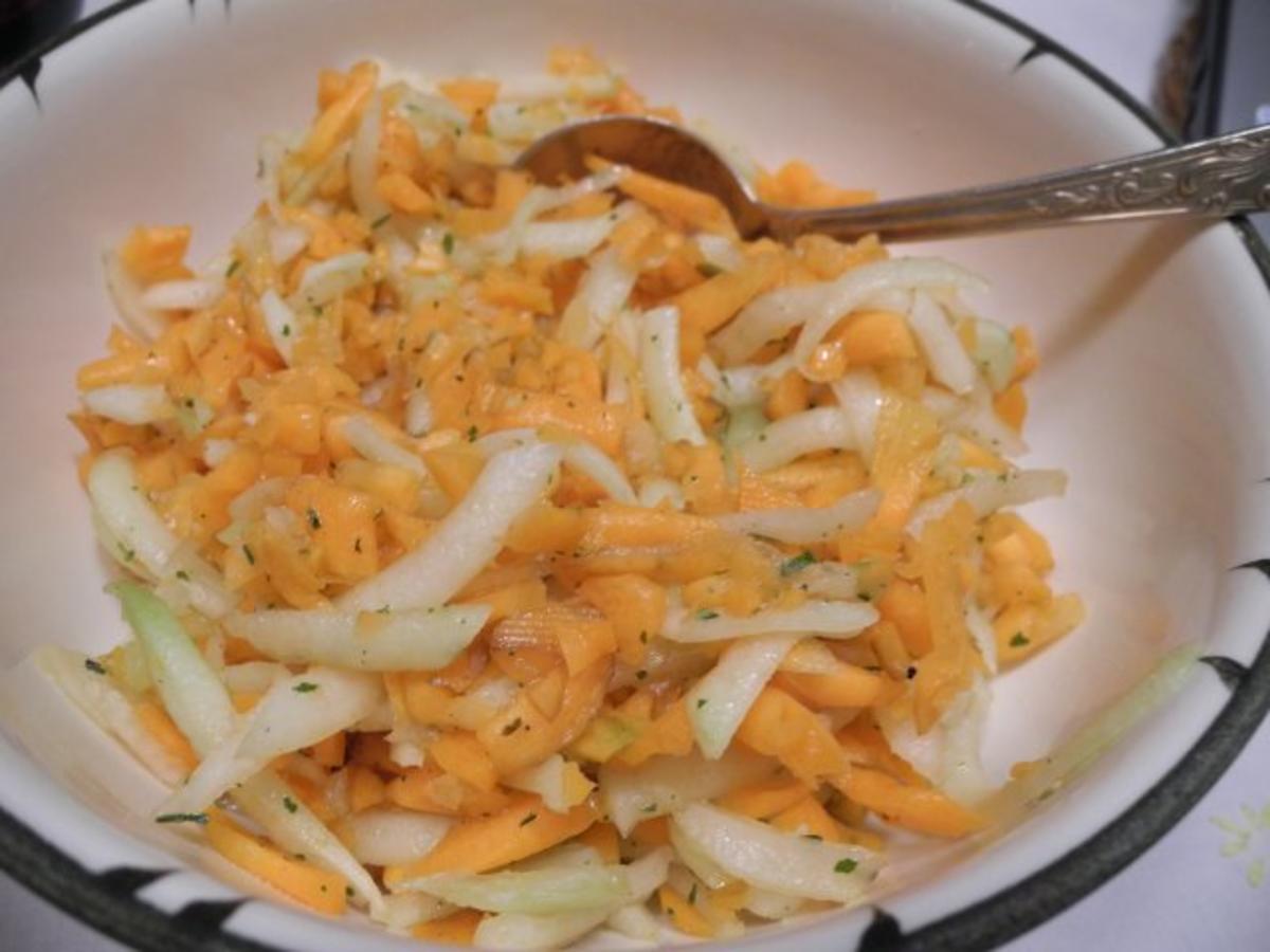 Vegan : Seitan - Zwiebel - Gyros mit Karotten - Reis - Rezept - Bild Nr. 8