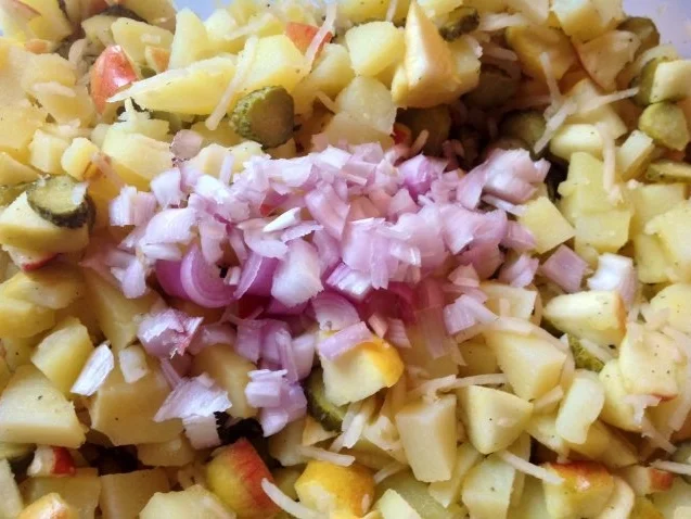 Rezept: Schlesischer Kartoffelsalat Bild Nr. 5 Schlesischer Kartoffelsalat - Rezept - Bild Nr. 5