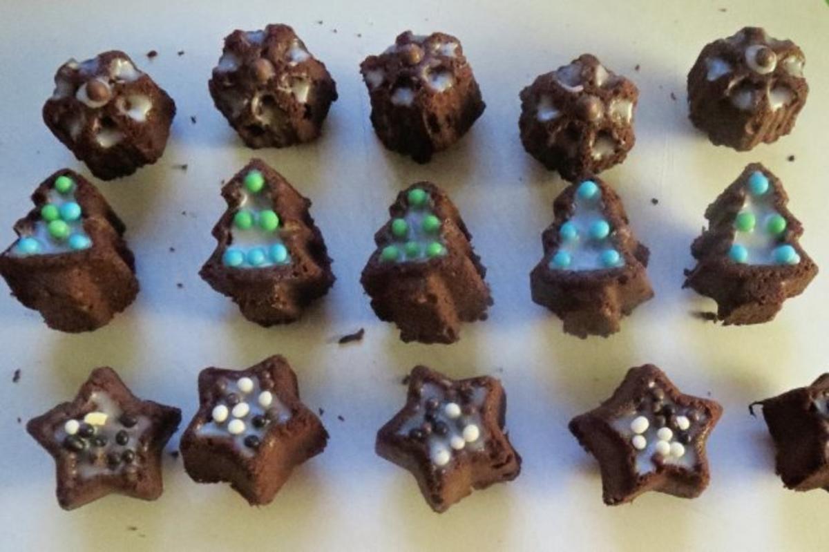 Backen: Schokoladen-Mini-Muffins - Rezept