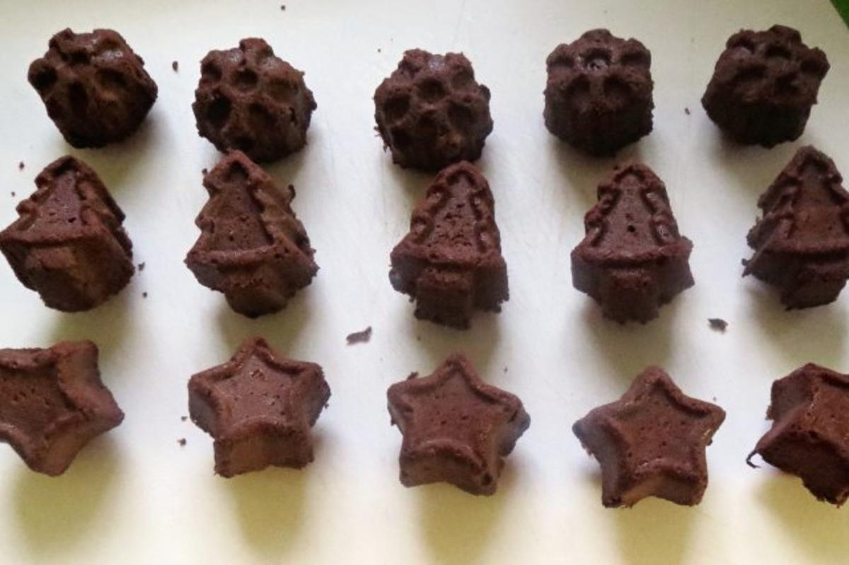 Backen: Schokoladen-Mini-Muffins - Rezept - Bild Nr. 2