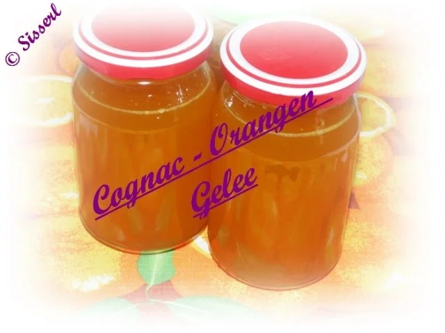 Rezept: Sisserl's - *Cognac ~ Orangen ~ Gelee* Sisserl's - *Cognac ~ Orangen ~ Gelee* - Rezept