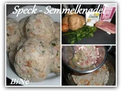 BiNe` S SPECK - SEMMELKNØDEL - Rezept