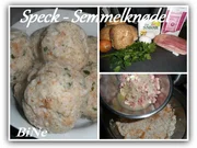 BiNe` S SPECK - SEMMELKNØDEL - Rezept