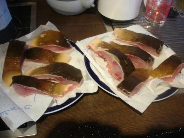 Fischsuppe und gebackener Karpfen mit Kartoffelsalat nach Ivanka - Rezept - Bild Nr. 9