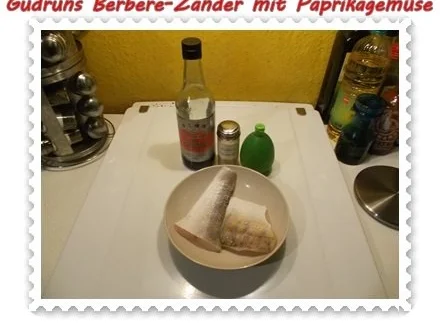 Fisch: Berbere-Zander mit Paprikagemüse und Kartoffelspalten - Rezept - Bild Nr. 3