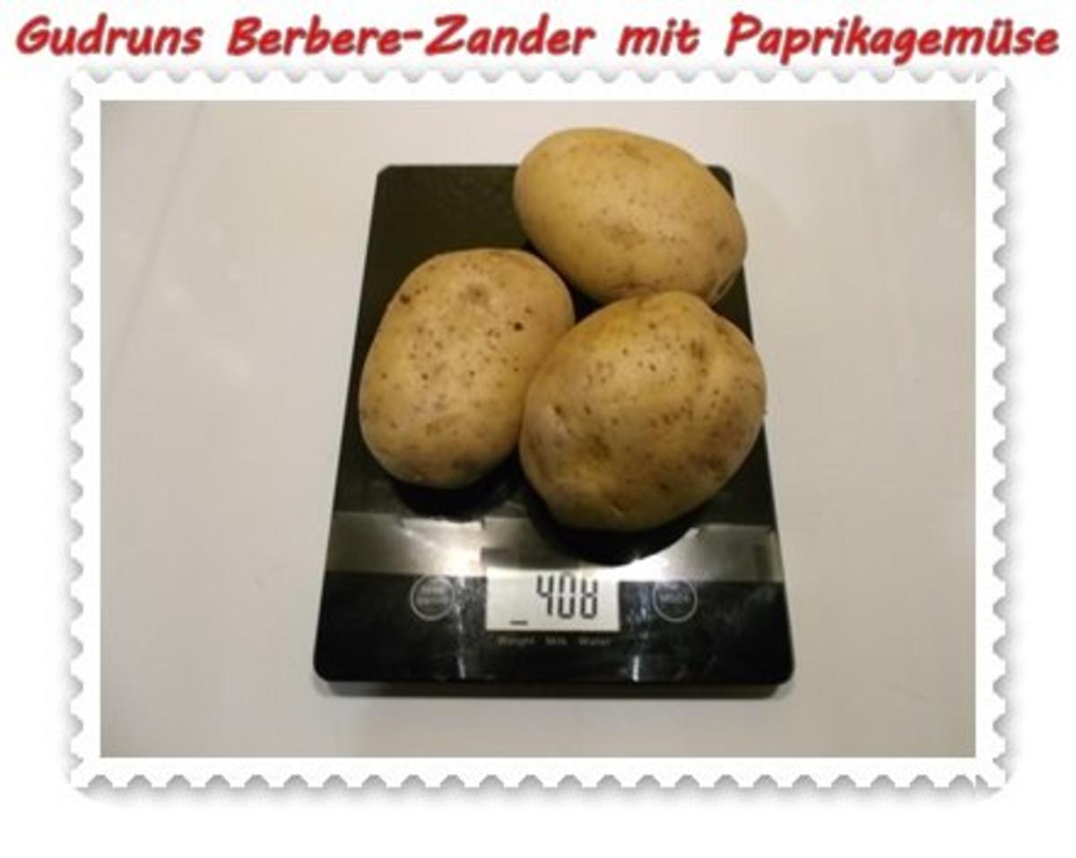 Fisch: Berbere-Zander mit Paprikagemüse und Kartoffelspalten - Rezept - Bild Nr. 5