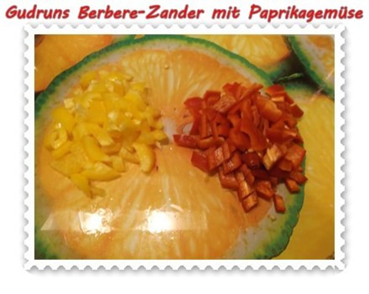 Fisch: Berbere-Zander mit Paprikagemüse und Kartoffelspalten - Rezept - Bild Nr. 7