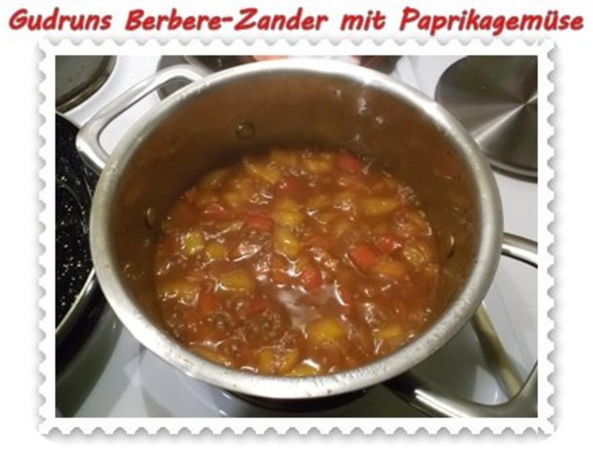 Fisch: Berbere-Zander mit Paprikagemüse und Kartoffelspalten - Rezept - Bild Nr. 9