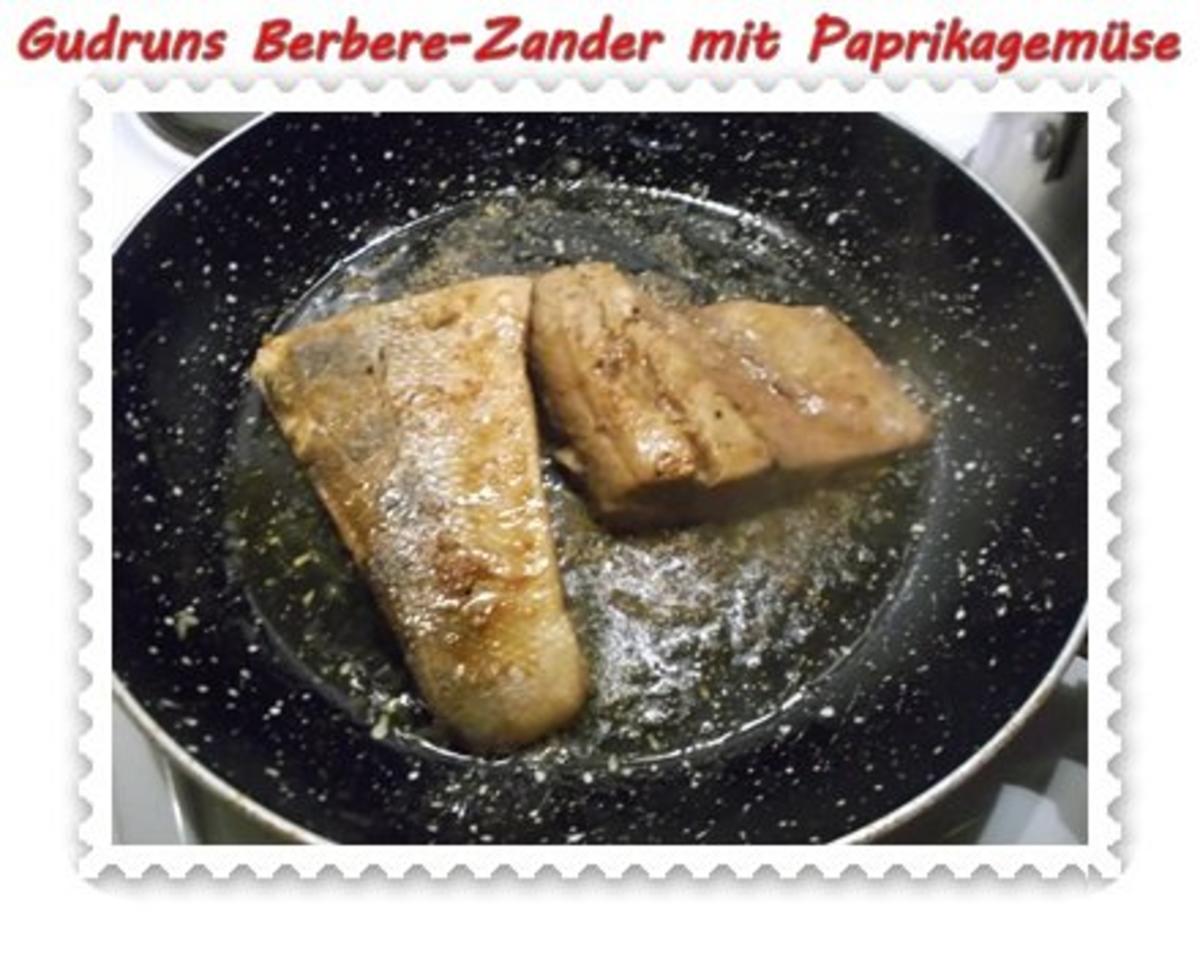 Fisch: Berbere-Zander mit Paprikagemüse und Kartoffelspalten - Rezept - Bild Nr. 12