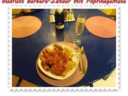 Fisch: Berbere-Zander mit Paprikagemüse und Kartoffelspalten - Rezept - Bild Nr. 13
