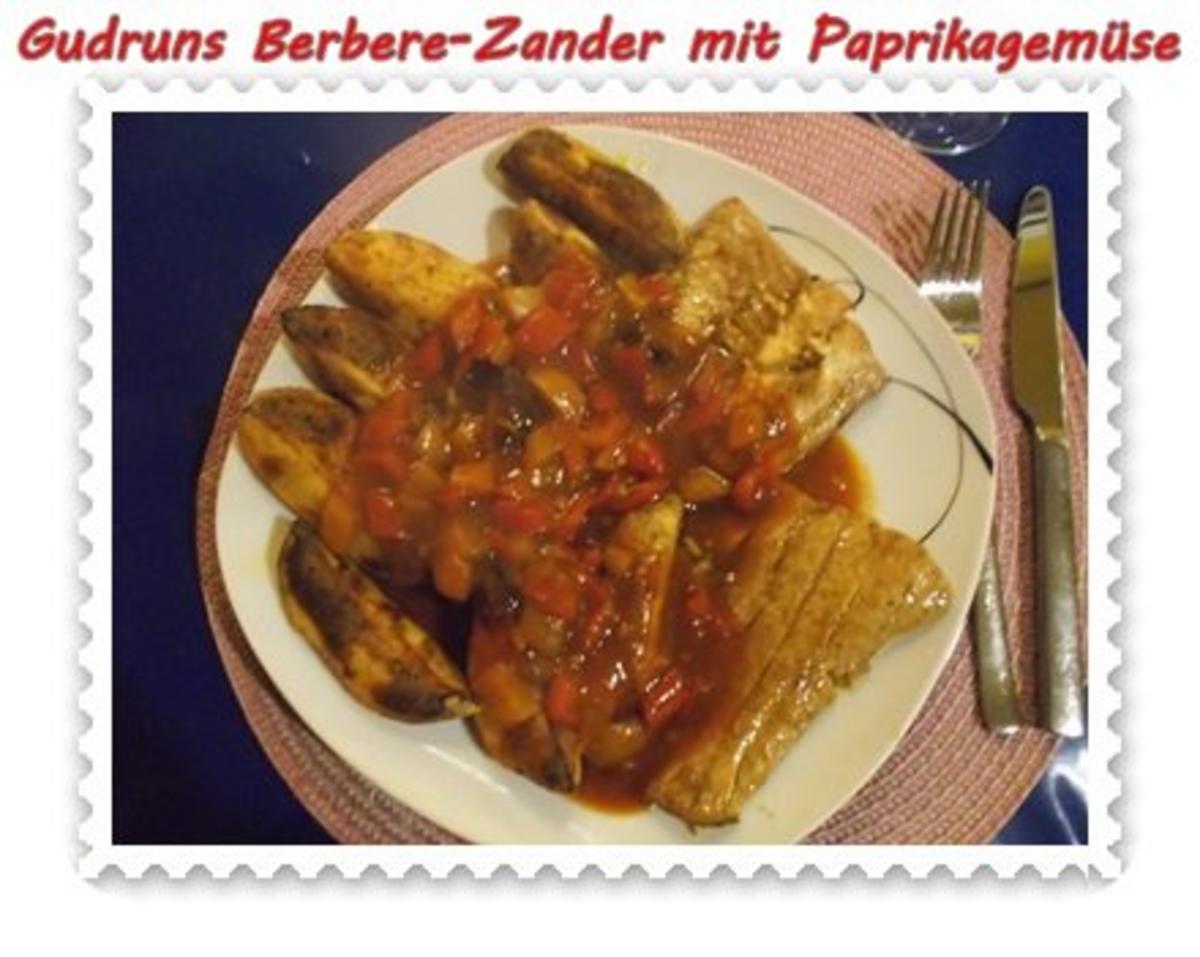 Fisch: Berbere-Zander mit Paprikagemüse und Kartoffelspalten - Rezept - Bild Nr. 16
