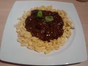 NIGHTCOOKERS WILDE WEIHNACHTLICHE SCHWEINEREI - WILDSCHWEINGULASCH - Rezept