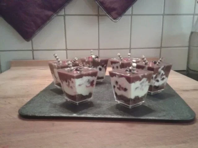 Birne-Helene-Törtchen  im Glas - Rezept - Bild Nr. 2