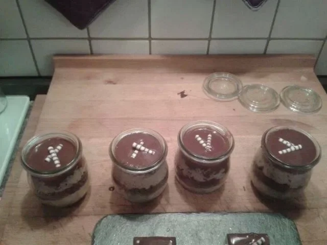 Birne-Helene-Törtchen  im Glas - Rezept - Bild Nr. 5