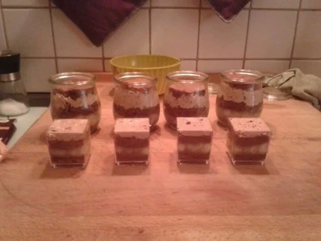 Birne-Helene-Törtchen  im Glas - Rezept - Bild Nr. 6