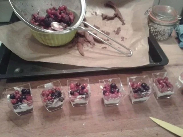 Birne-Helene-Törtchen  im Glas - Rezept - Bild Nr. 7